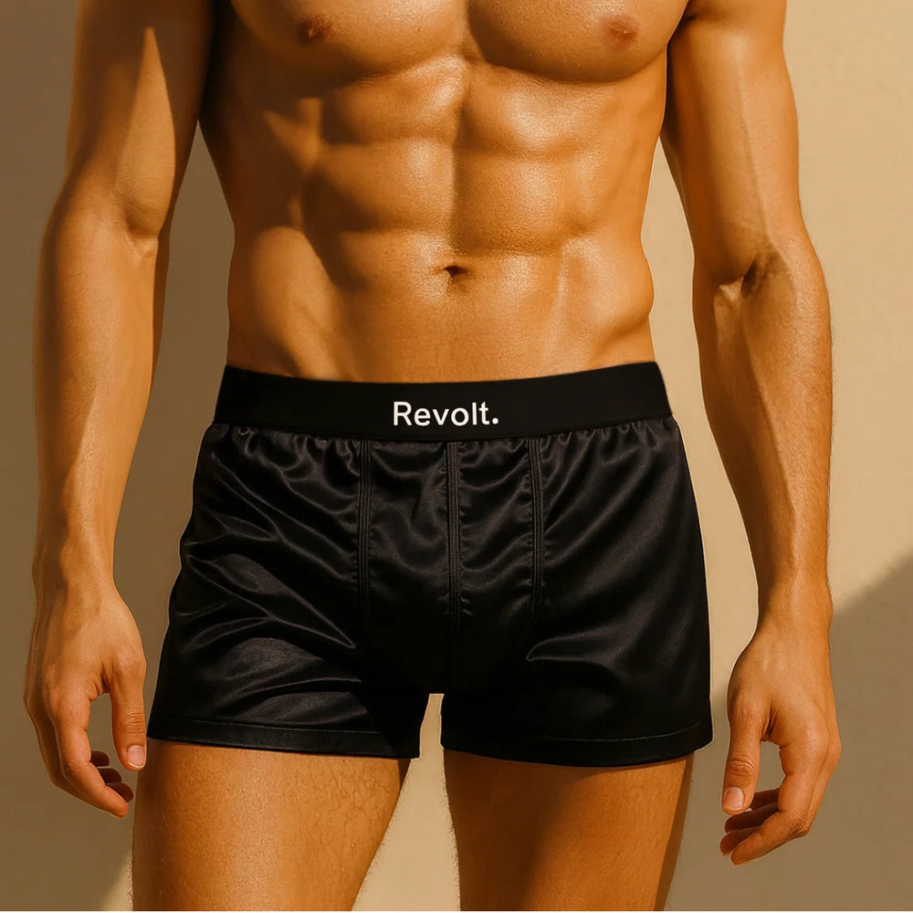 Boxers en soie Revolt | Confort haut de gamme, fabrication durable