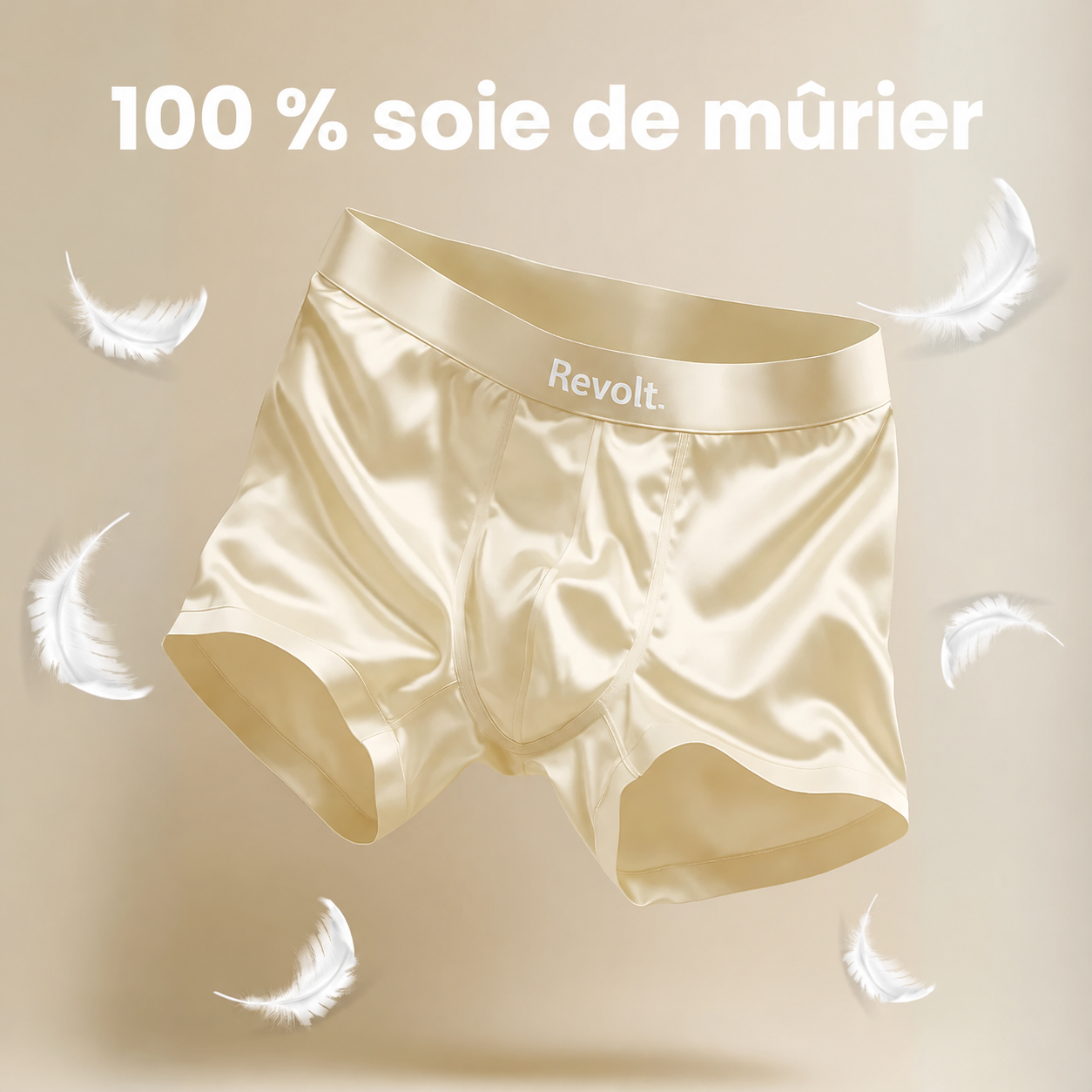 Boxers en soie Revolt | Confort haut de gamme, fabrication durable