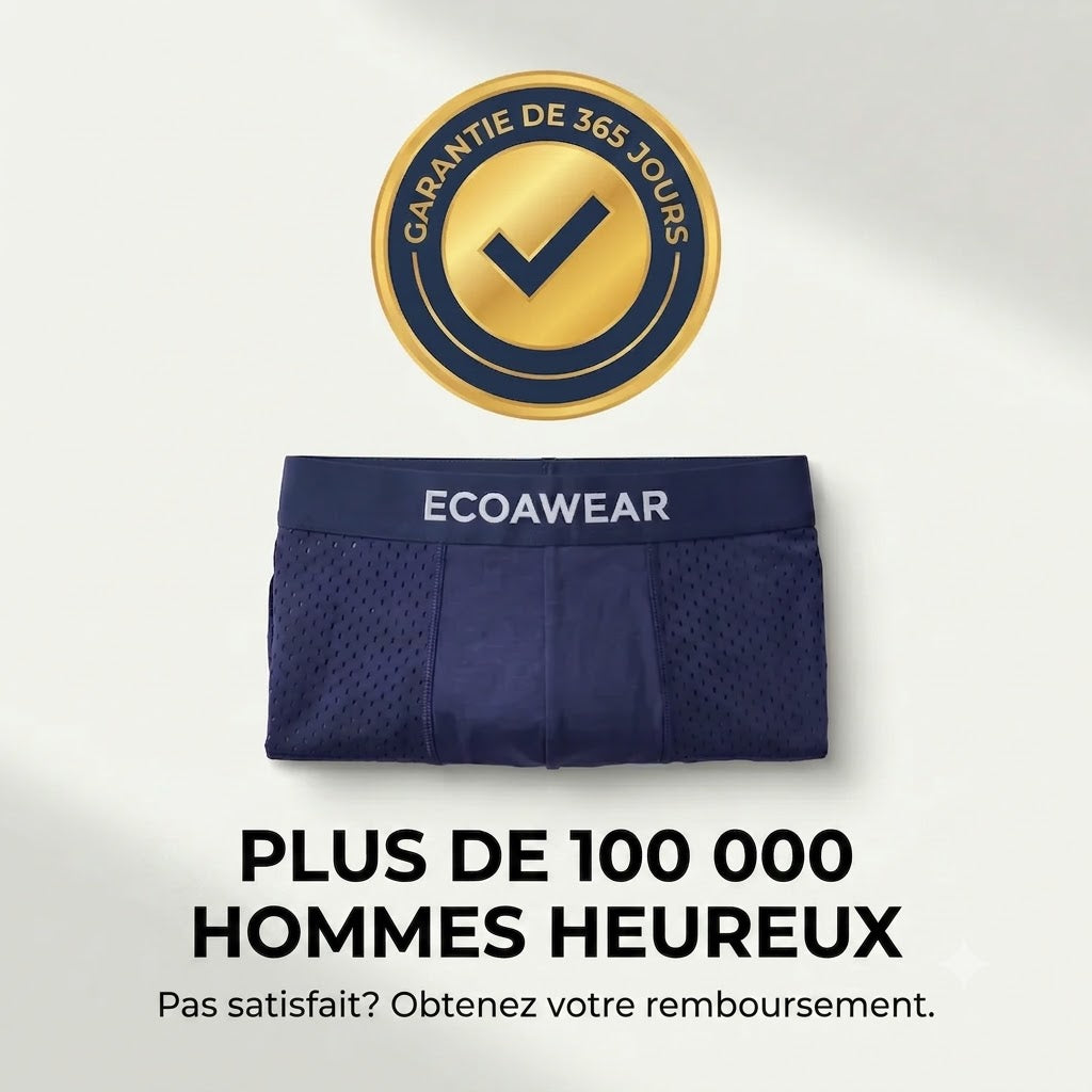 ECOAWEAR® | Lot de 5 boxers en bambou + Recevez 7 paires supplémentaires GRATUITES