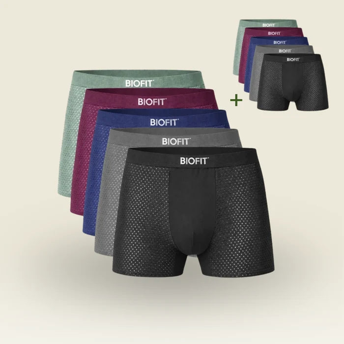 BIOFIT® Essentials – Lot de 5 boxers | + 5 GRATUITS