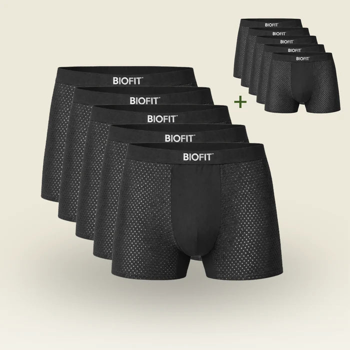 BIOFIT® Essentials – Lot de 5 boxers | + 5 GRATUITS