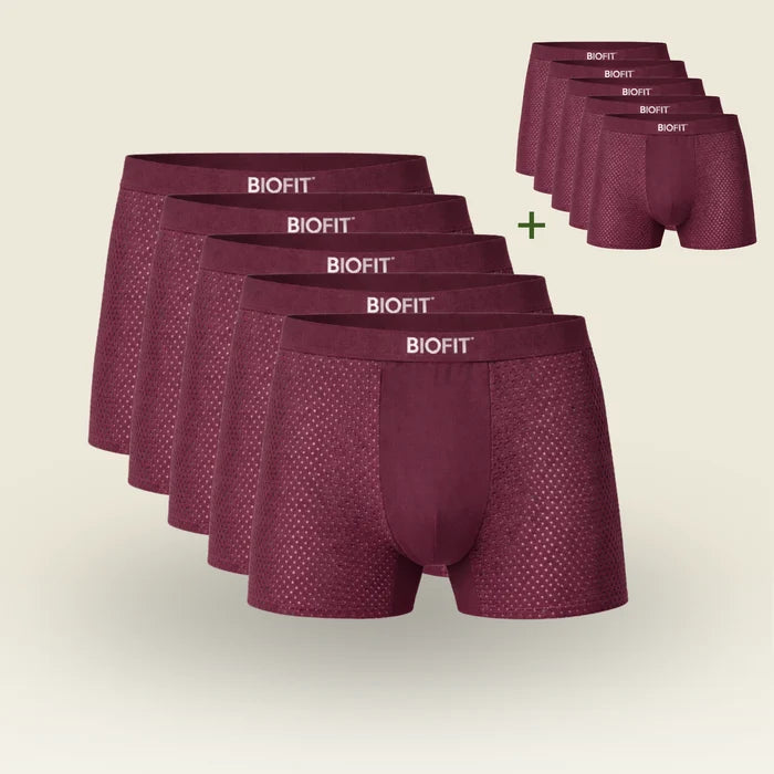 BIOFIT® Essentials – Lot de 5 boxers | + 5 GRATUITS