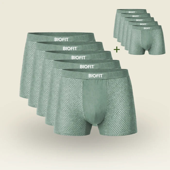 BIOFIT® Essentials – Lot de 5 boxers | + 5 GRATUITS