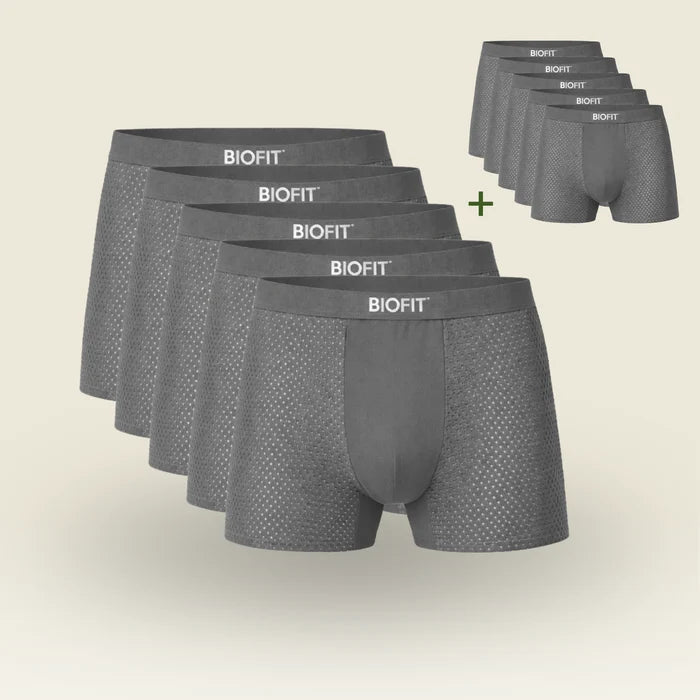BIOFIT® Essentials – Lot de 5 boxers | + 5 GRATUITS