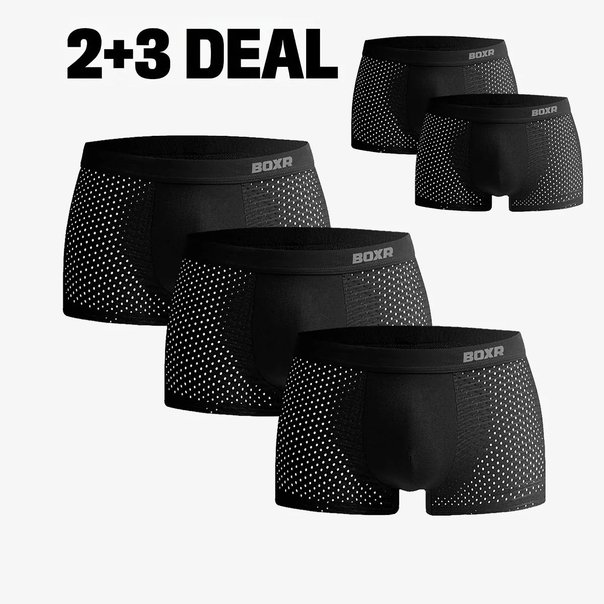 BOXERS EN BAMBOU ORIGINAL 2+3 OFFERTS