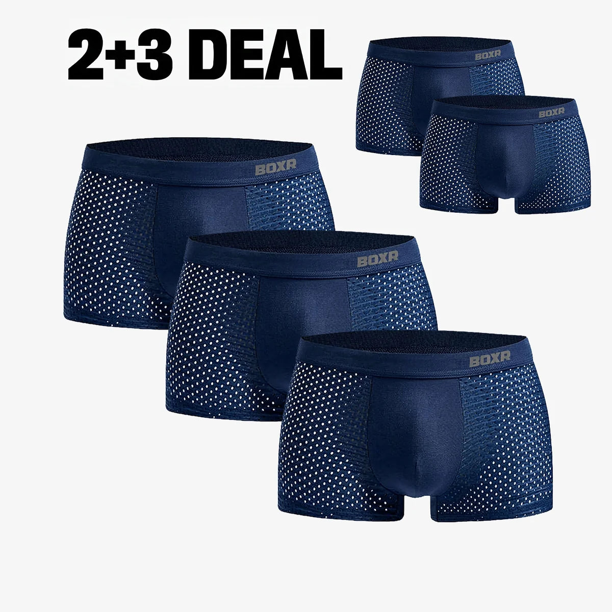 BOXERS EN BAMBOU ORIGINAL 2+3 OFFERTS
