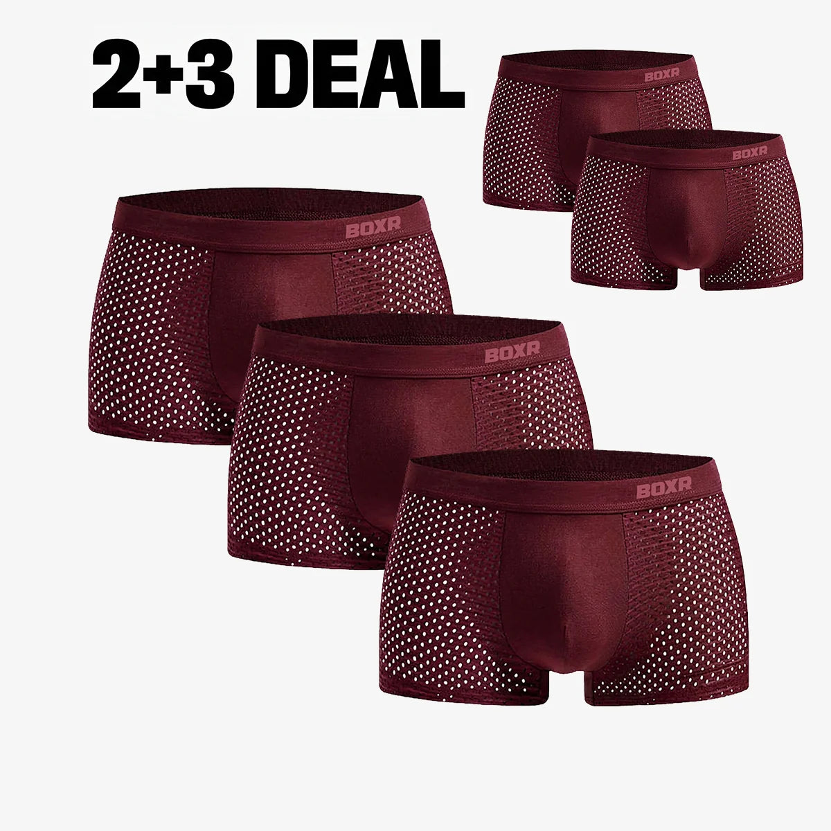 BOXERS EN BAMBOU ORIGINAL 2+3 OFFERTS
