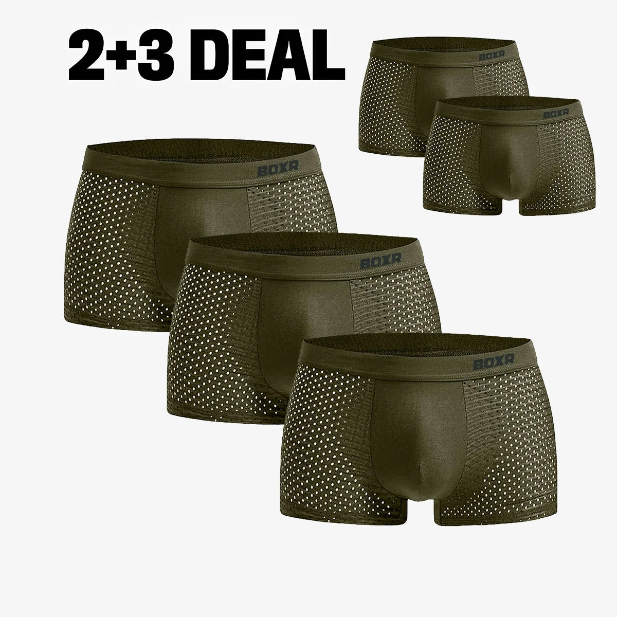 BOXERS EN BAMBOU ORIGINAL 2+3 OFFERTS