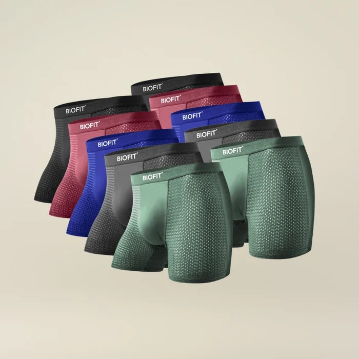 BIOFIT® Essentials – Lot de 5 boxers | + 5 GRATUITS