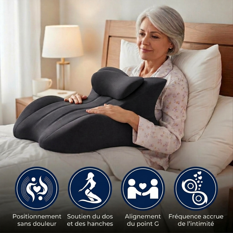 Moodie | Coussin de Soutien Intime Imperméable | Confort dans Toutes les Positions