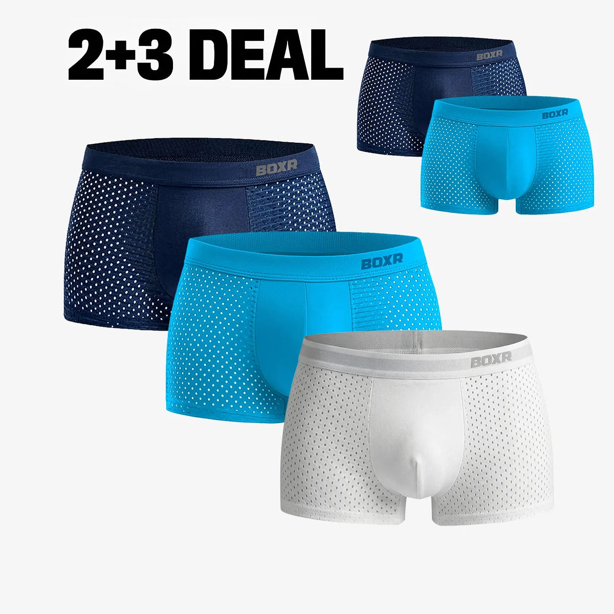 BOXERS EN BAMBOU ORIGINAL 2+3 OFFERTS