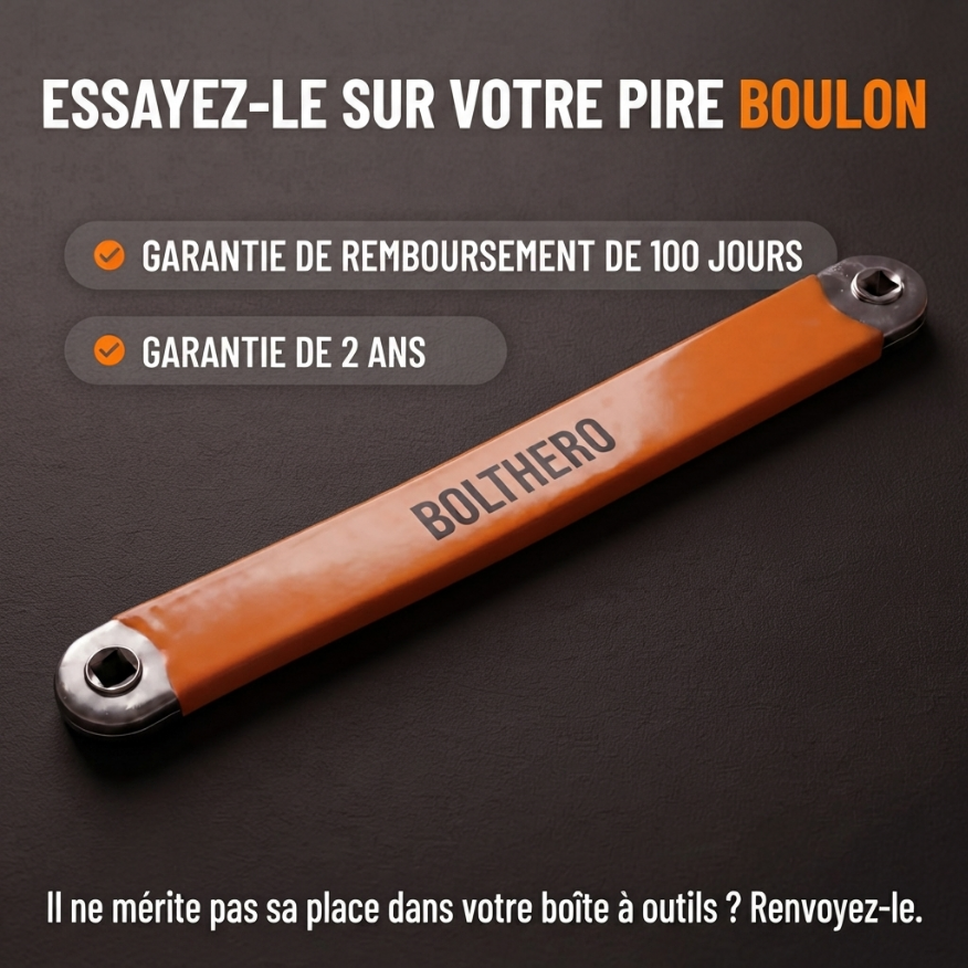 BOLTHERO® - Atteignez les boulons que votre cliquet ne peut pas atteindre