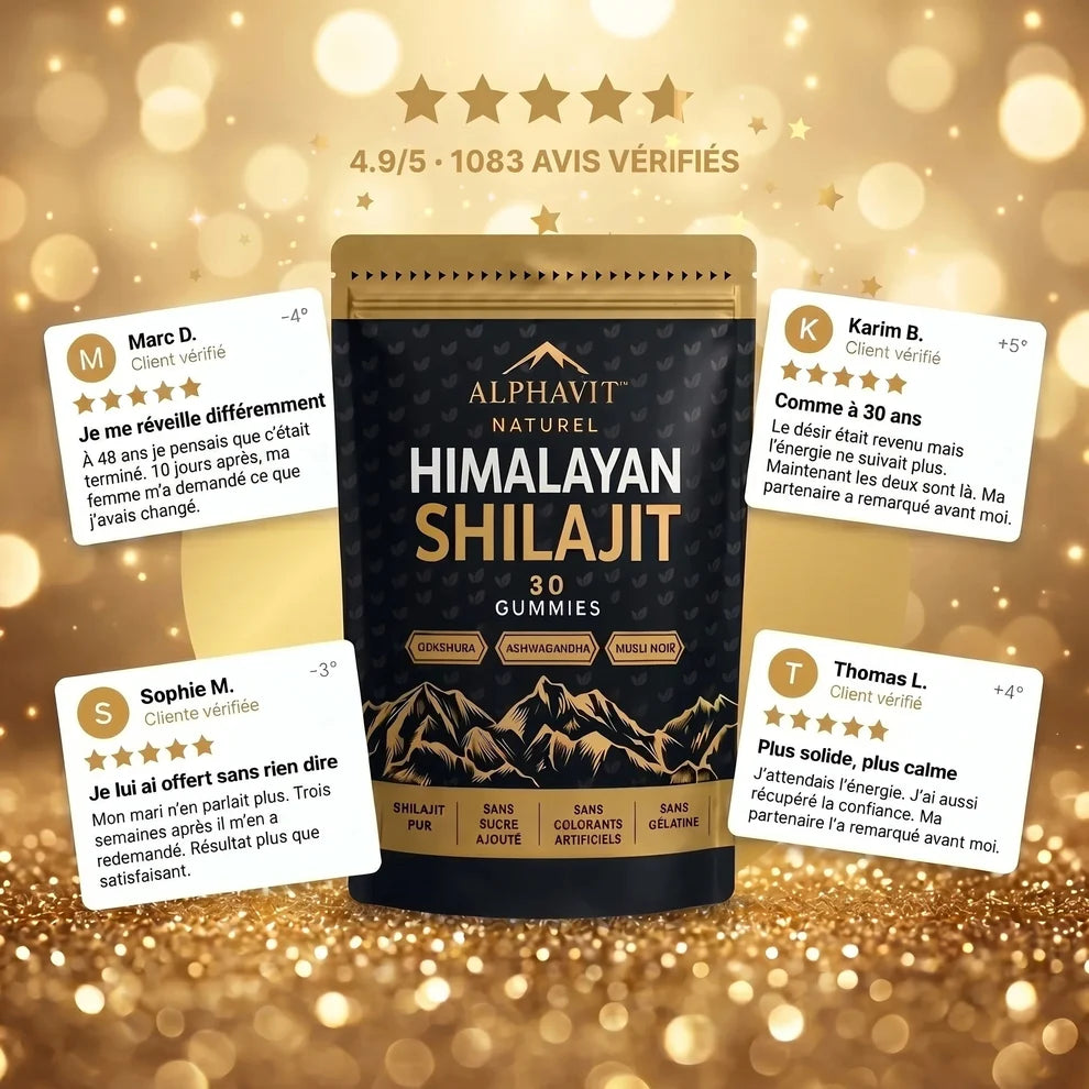 ALPHAVIT™ Gummies pour booster vos performances sexuelles